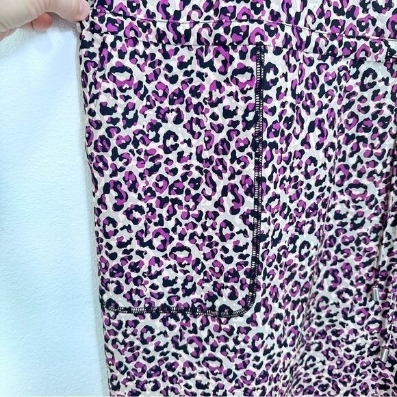 Chico's Zenergy Pink Leopard Printed Active Dress Pockets Summer Casual Cruise - Picture 4 of 6